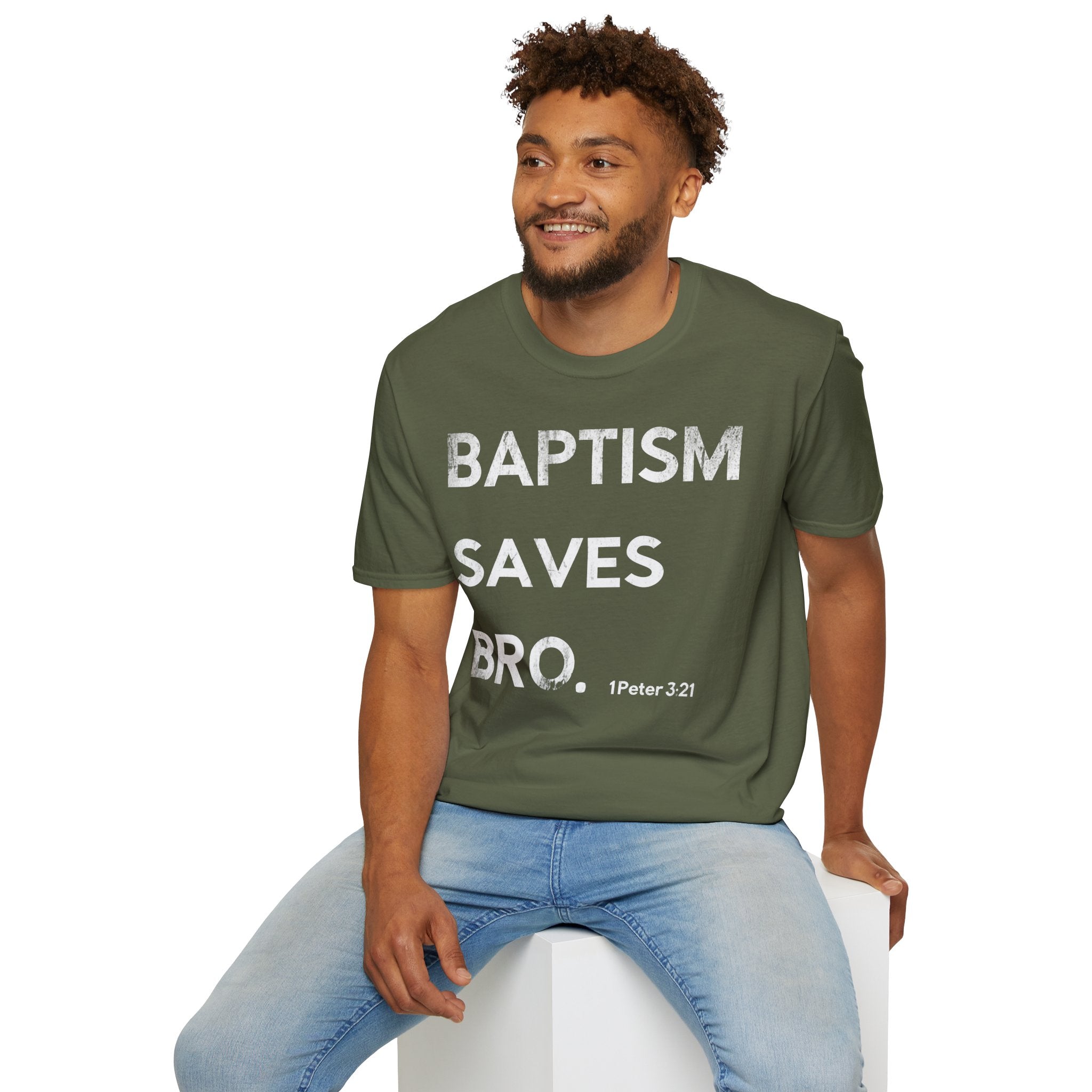 Baptism Saves T-Shirt  (1 Peter 3:21)