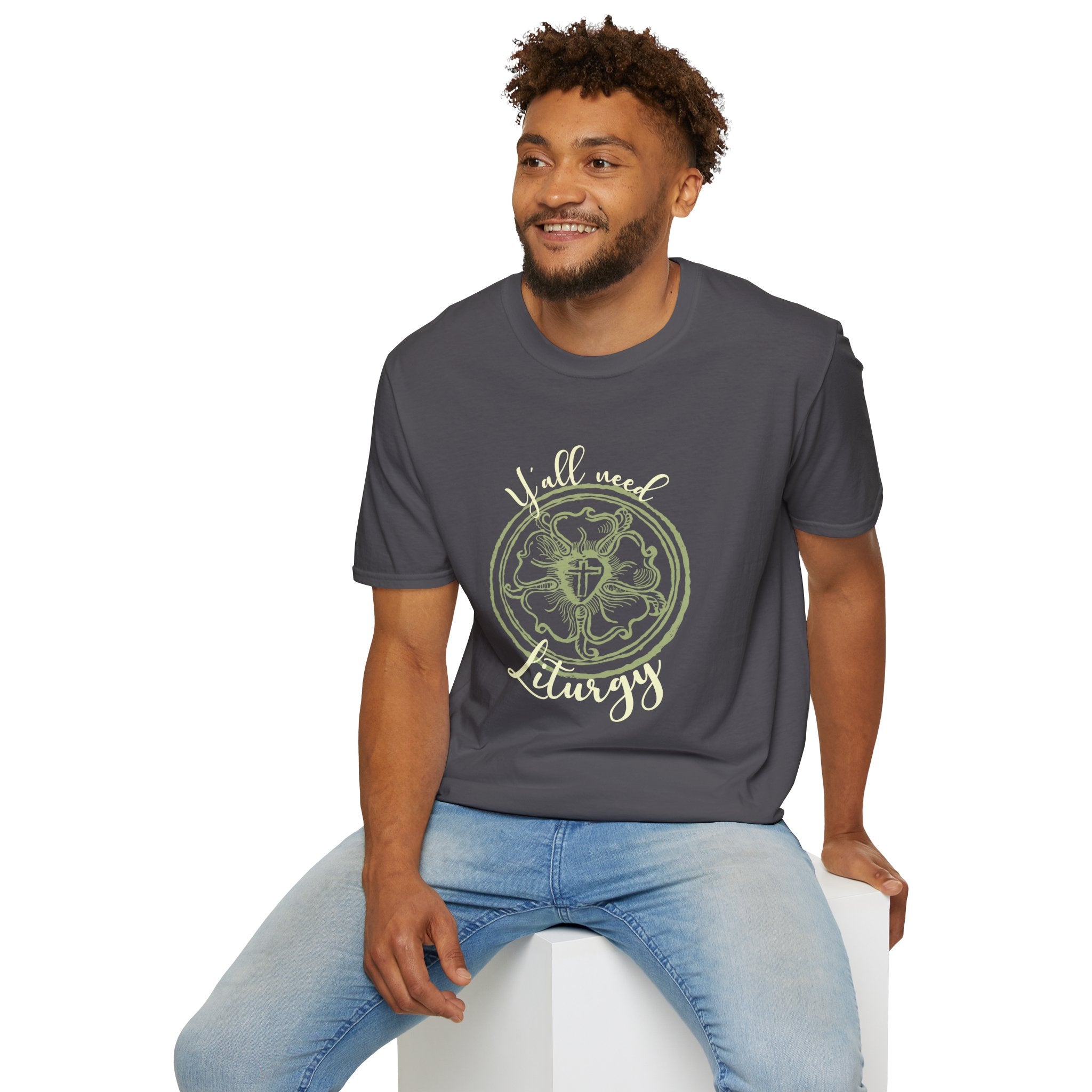 Y'all Need Liturgy Luther Seal Graphic Tee