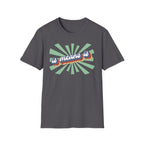 Retro "is means is" Graphic T-Shirt — Vintage Sunburst Casual Tee