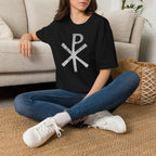 Chi Rho Christian Symbol T-Shirt — Vintage Faith Graphic Tee