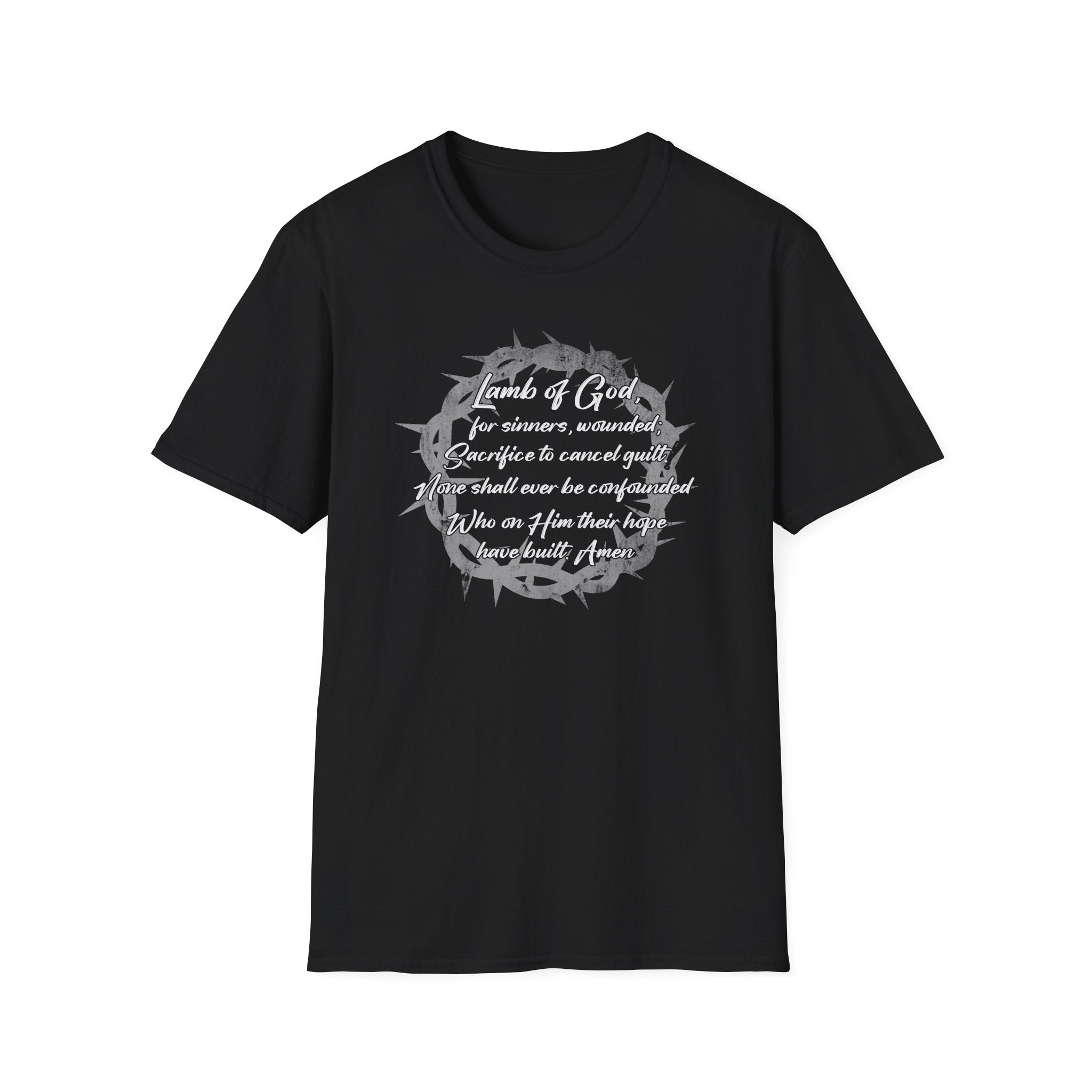 Stricken Smitten and Afflicted Verse 4 Tee - Christian Hymn Shirt