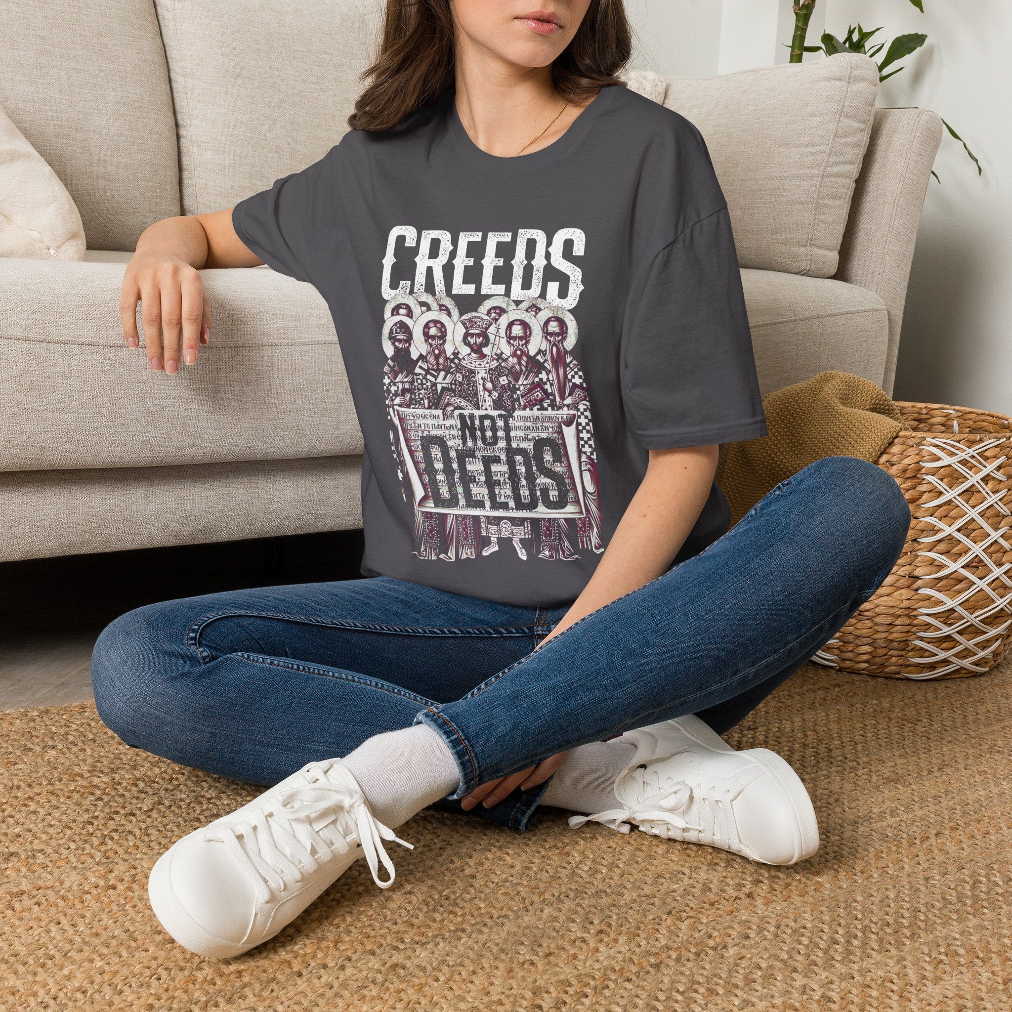 Creeds Not Deeds Graphic T-Shirt
