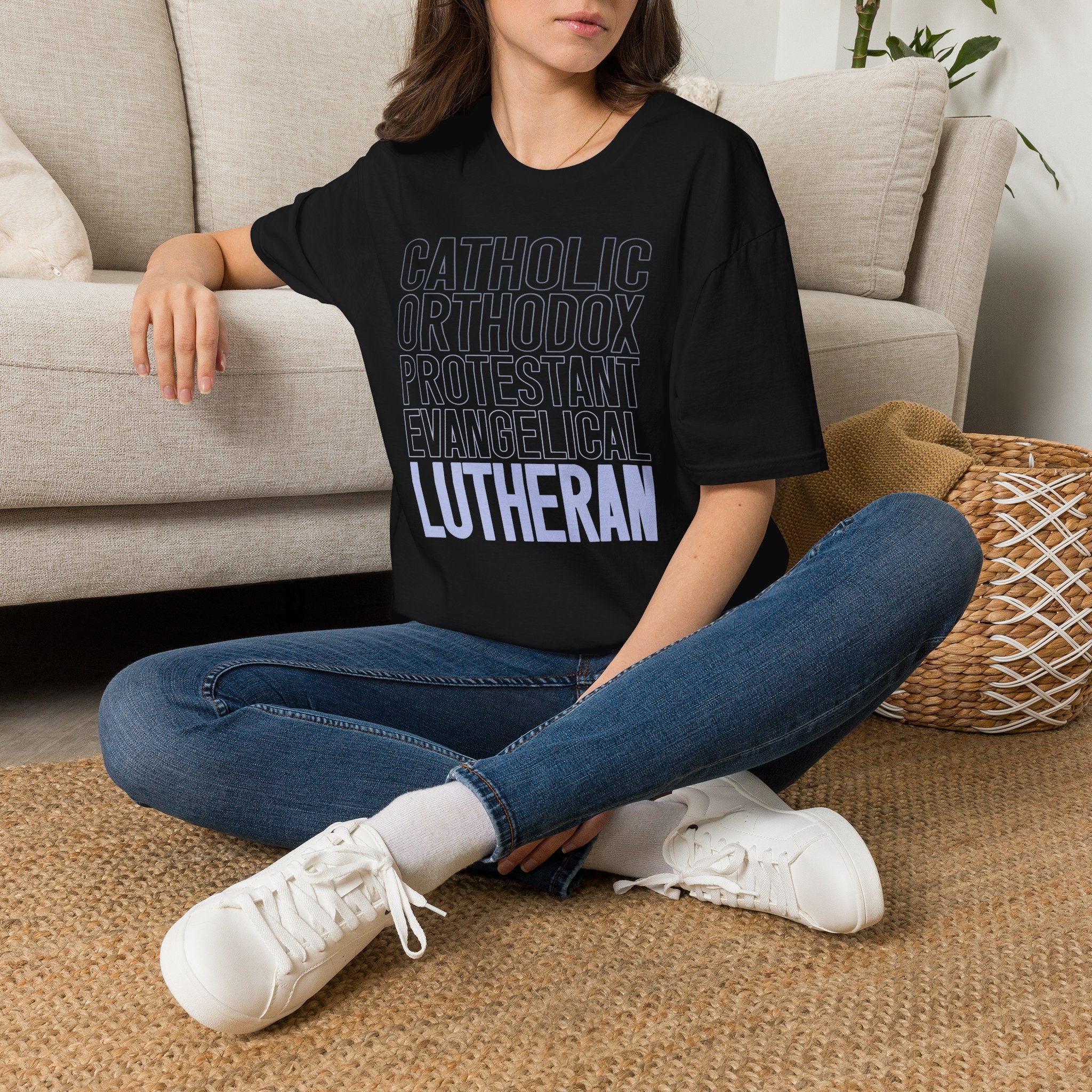 Catholic, Orthodox, Protestant, Evangelical, Lutheran Graphic Shirt