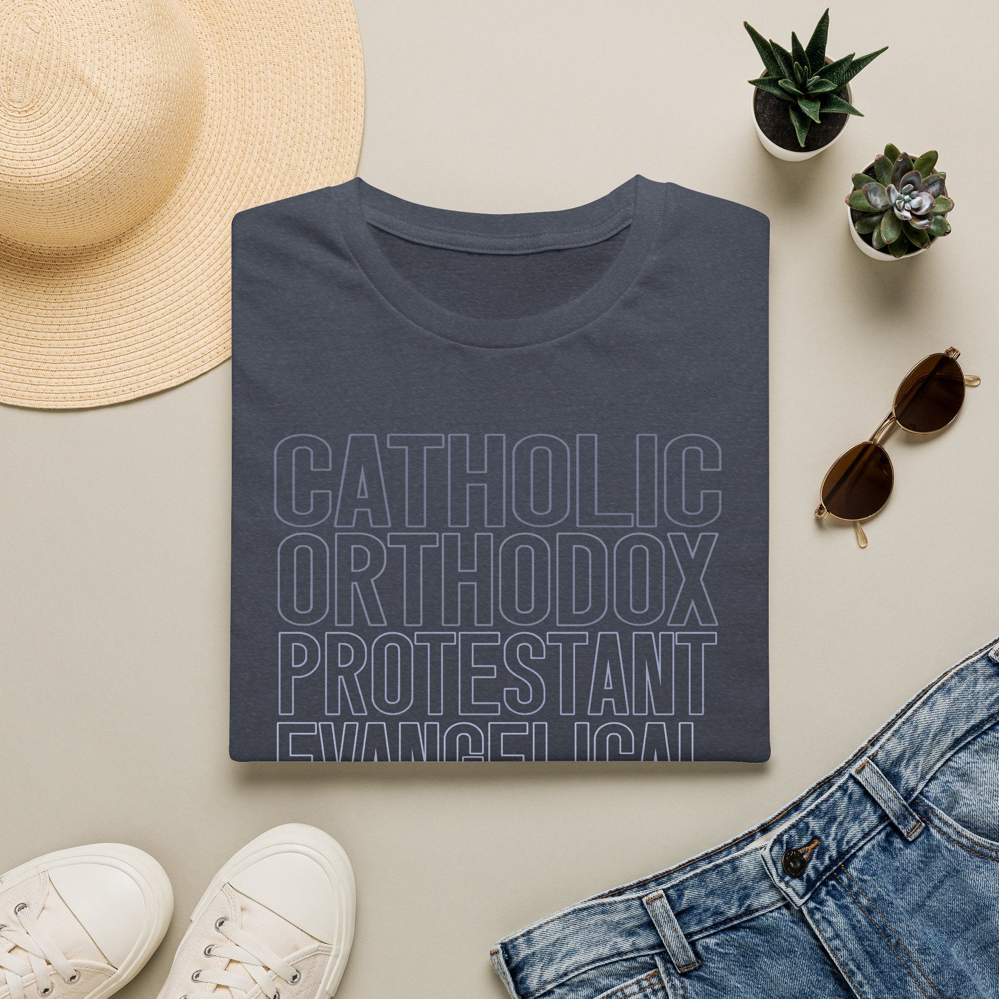 Catholic, Orthodox, Protestant, Evangelical, Lutheran Graphic Shirt