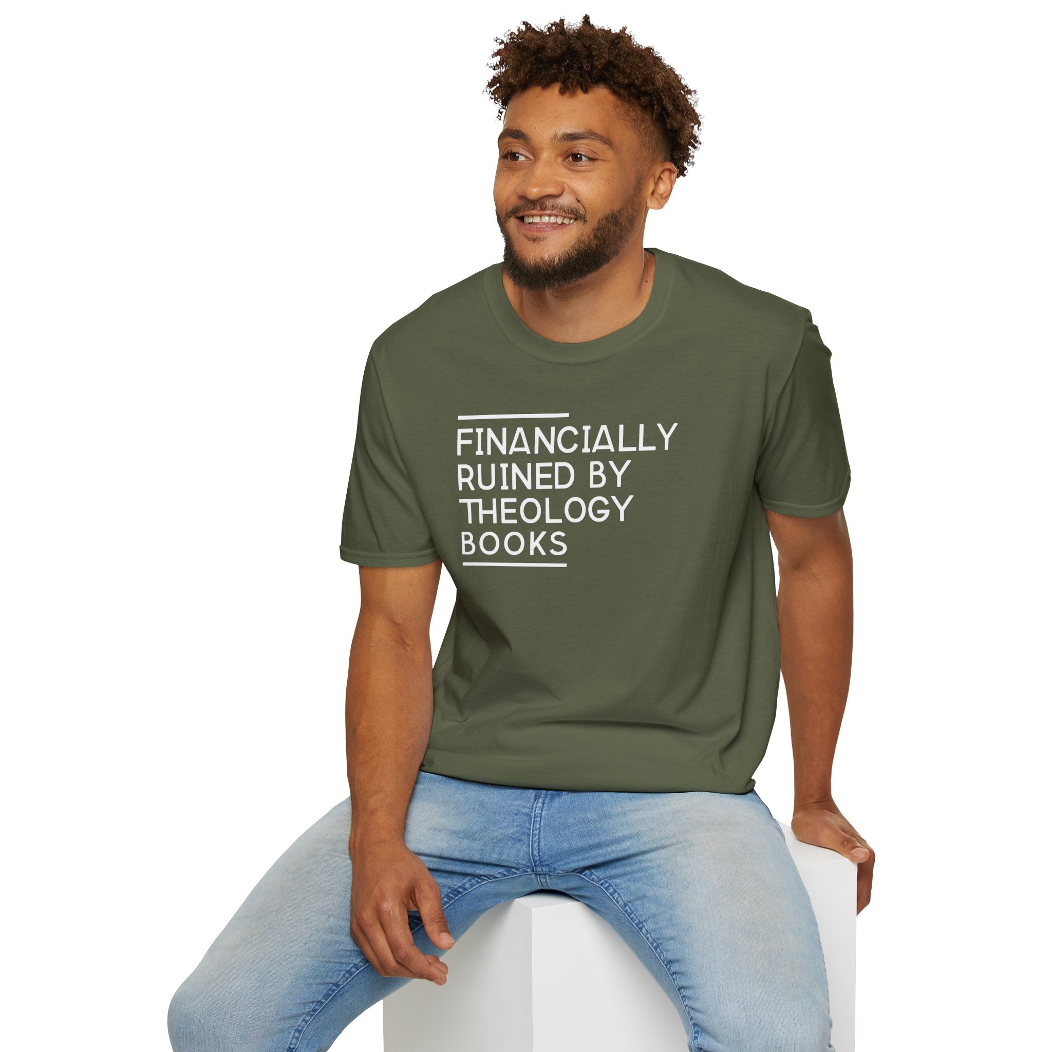 Financially Ruined by Theology Books T-Shirt