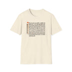 Gutenberg Bible John 1:1-7 Manuscript Text T‑Shirt