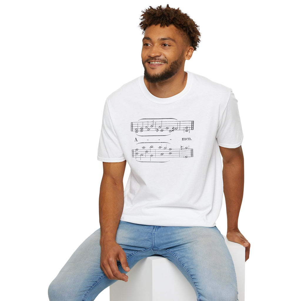 THE Amen Music Sheet T‑Shirt