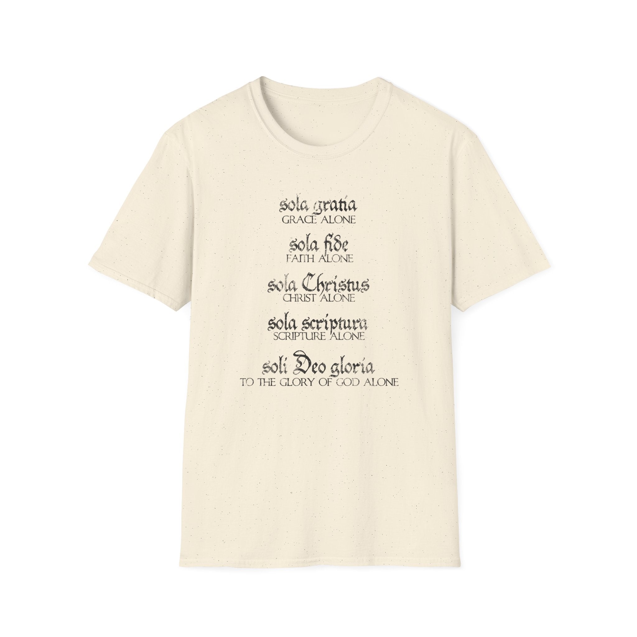 Five Solas Reformation Shirt