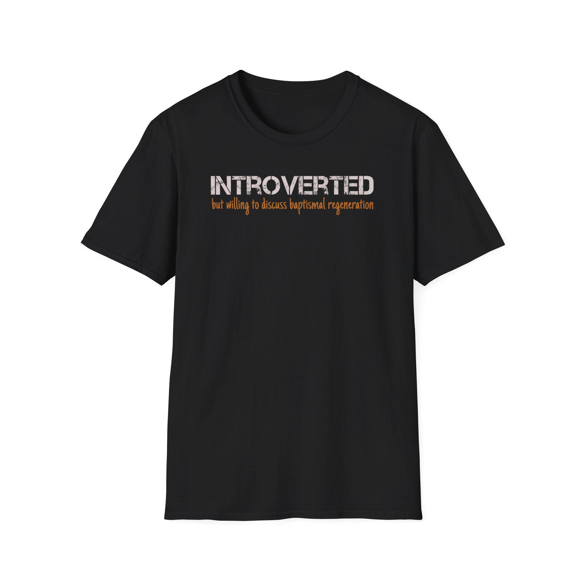 Introverted But Willing to Discuss Baptismal Regeneration Tee