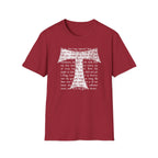 Christian Cross Text T-Shirt — ‘O Come, Thou Long Expected Jesus’ Hymn Print