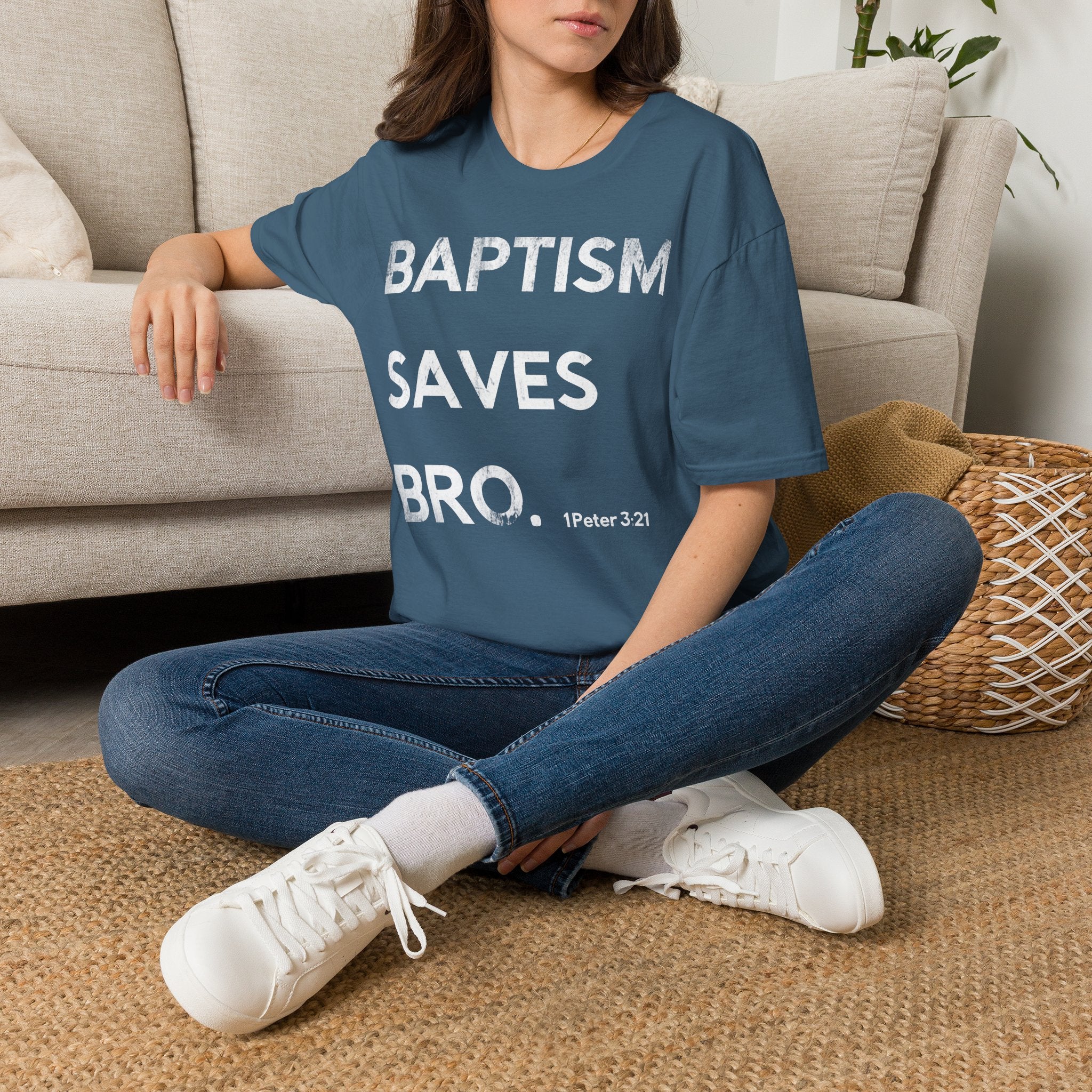 Baptism Saves T-Shirt  (1 Peter 3:21)