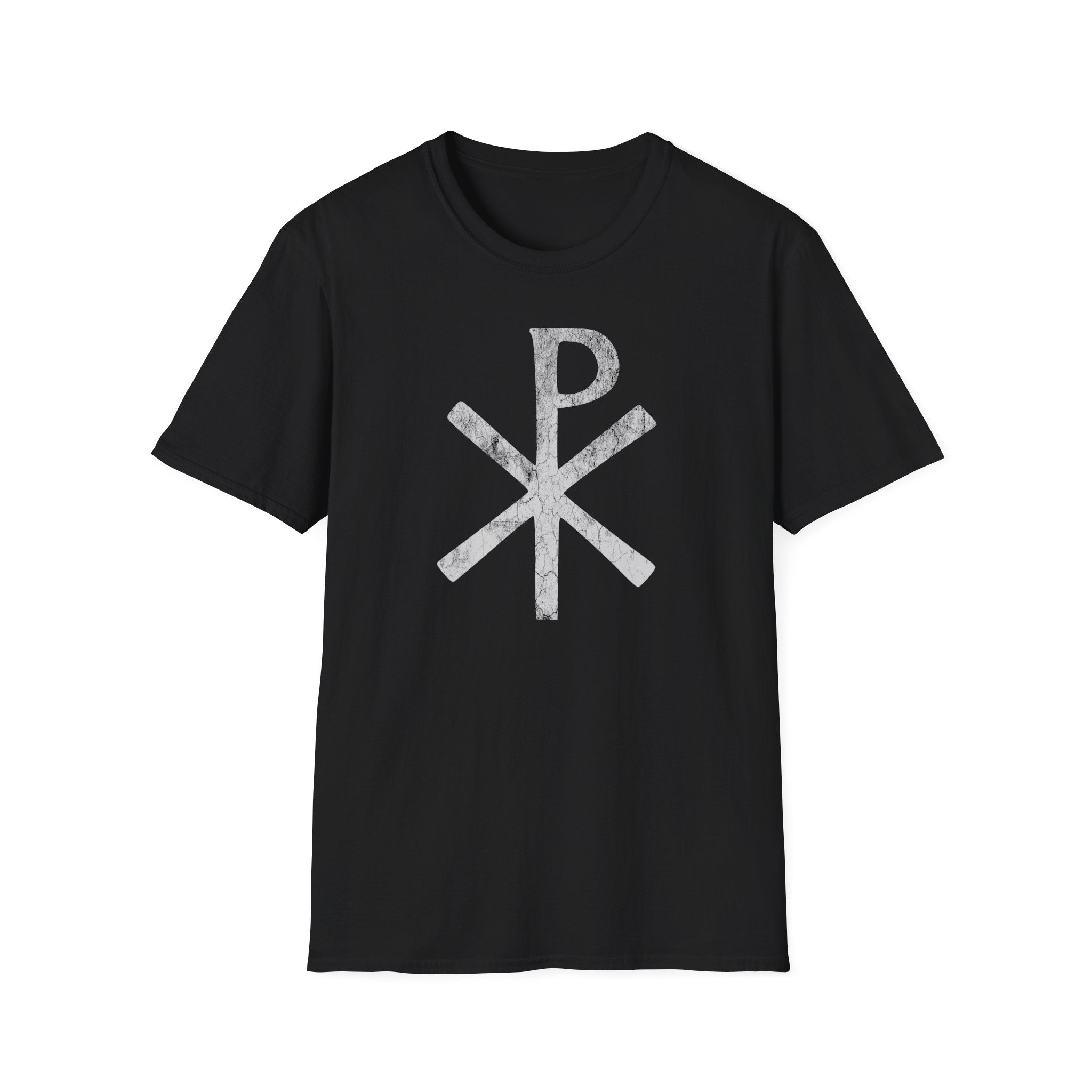 Chi Rho Christian Symbol T-Shirt — Vintage Faith Graphic Tee