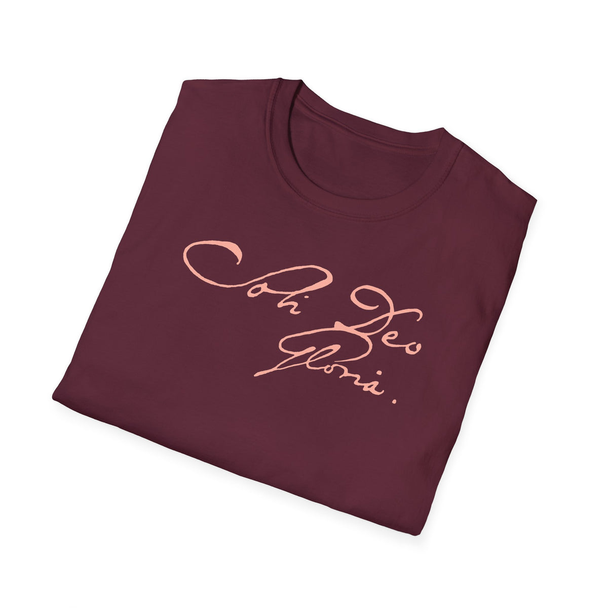 'Soli Deo Gloria' Bach's Handwriting Shirt