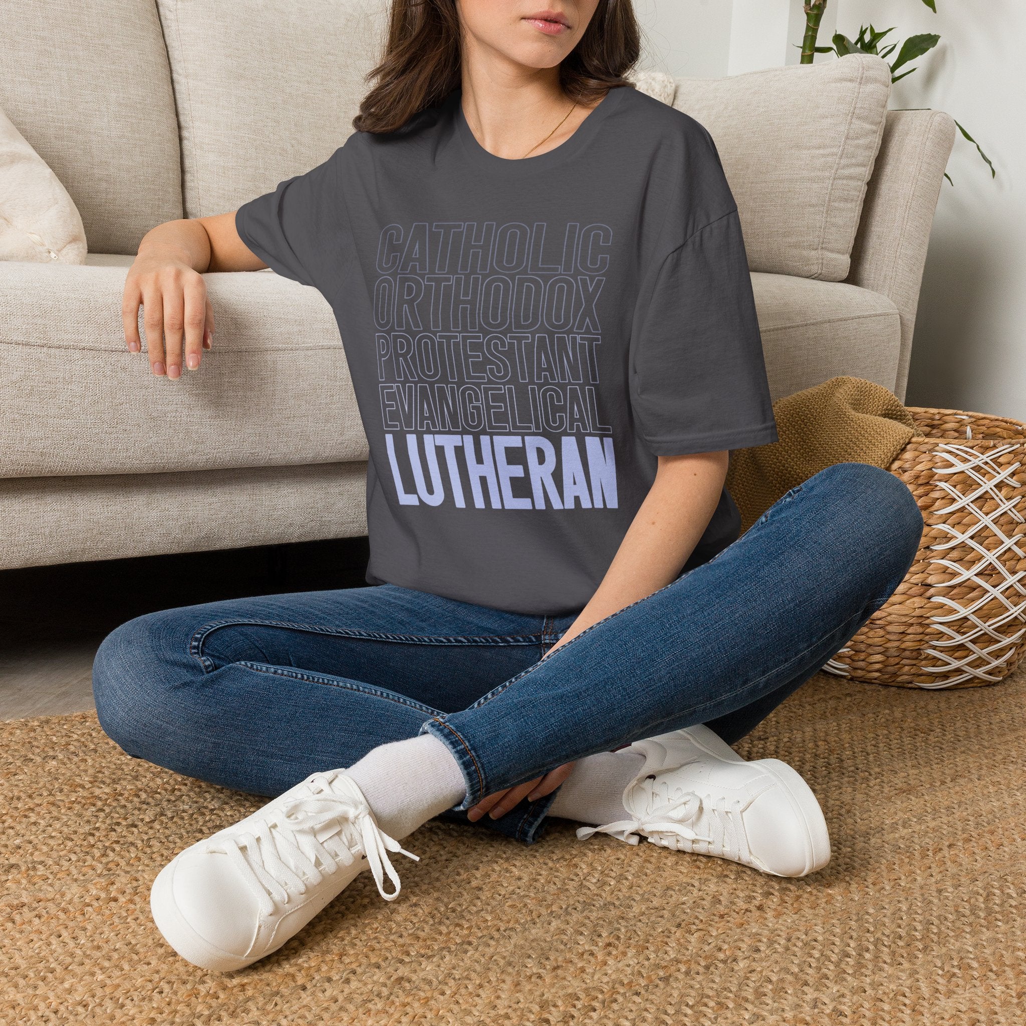 Catholic, Orthodox, Protestant, Evangelical, Lutheran Graphic Shirt