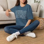 Latin 'In Principio' Text T-Shirt John 1:1-7