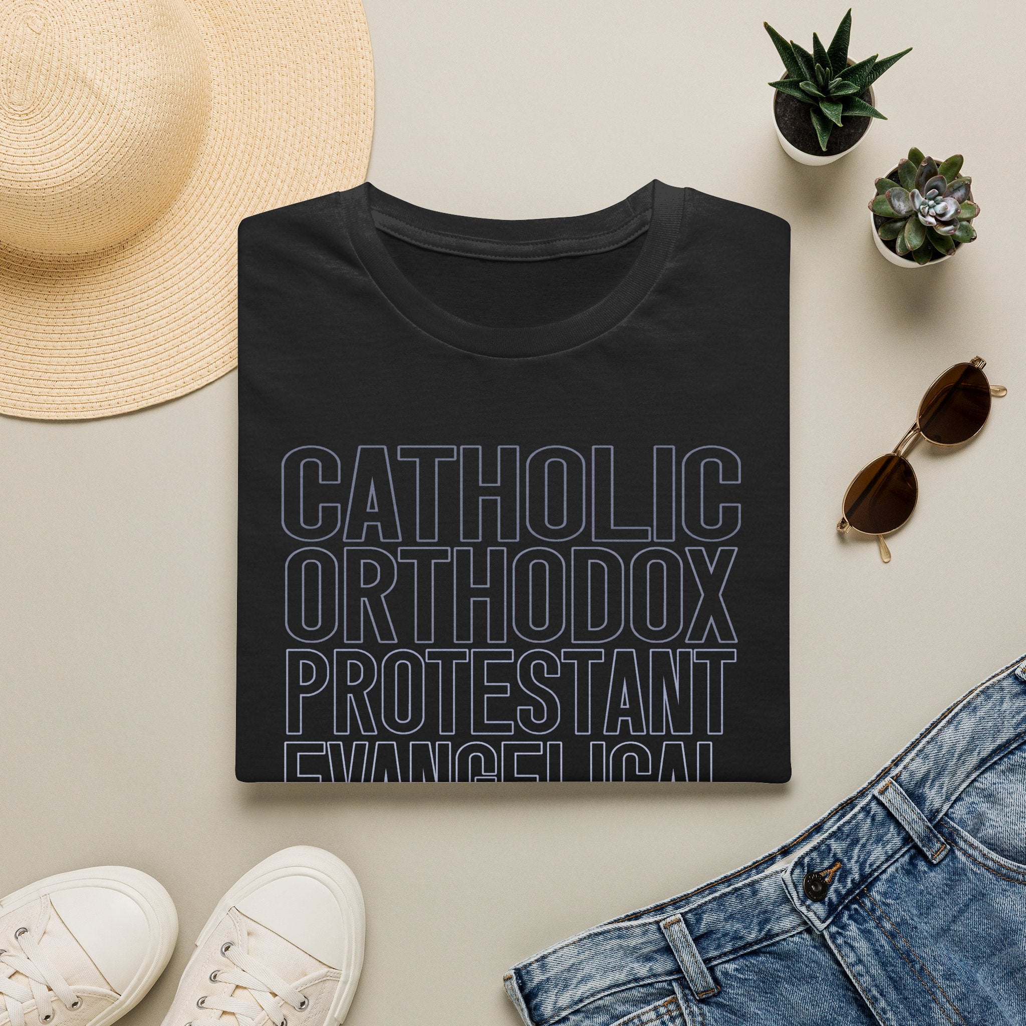 Catholic, Orthodox, Protestant, Evangelical, Lutheran Graphic Shirt