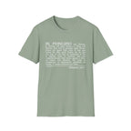 Latin 'In Principio' Text T-Shirt John 1:1-7
