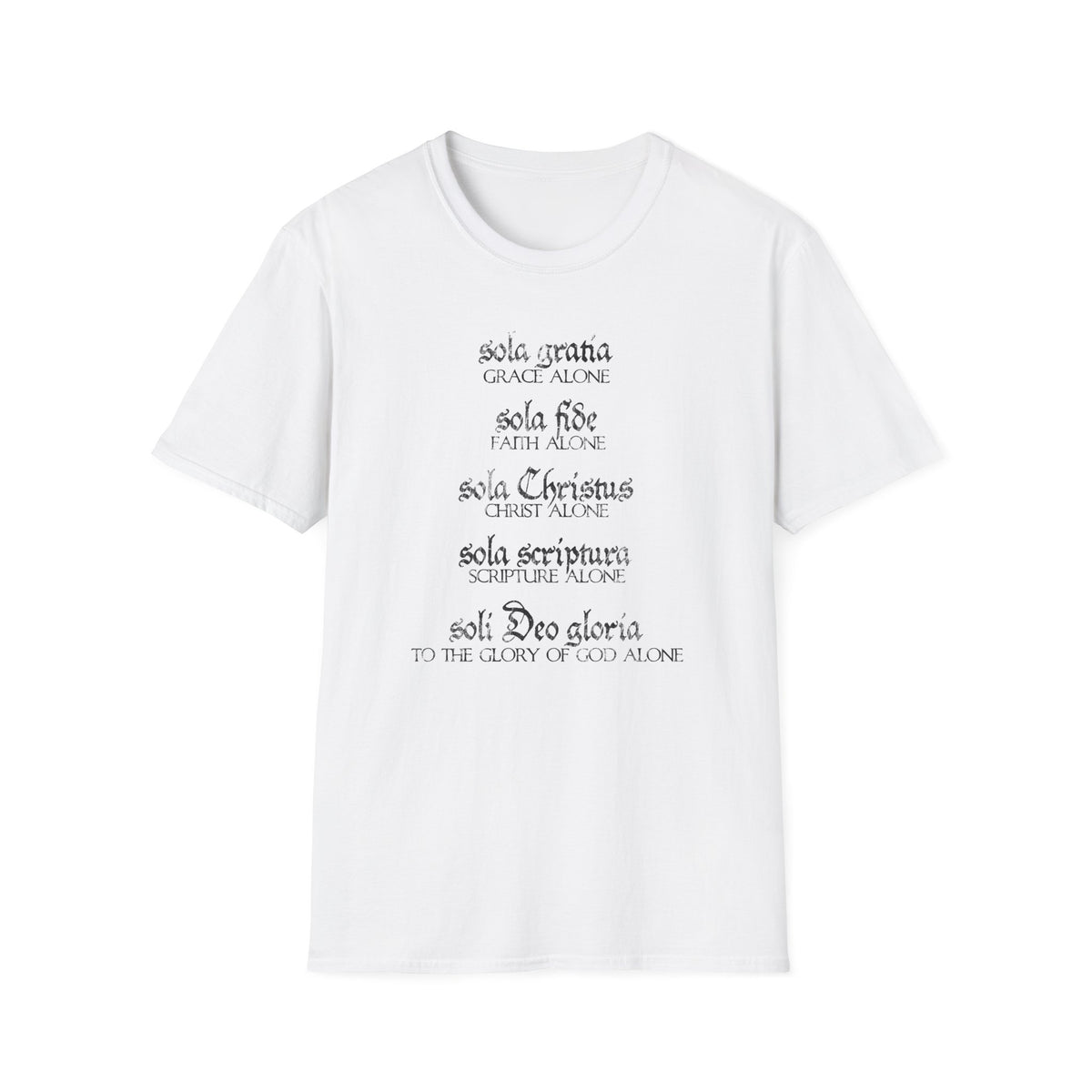 Five Solas Reformation Shirt