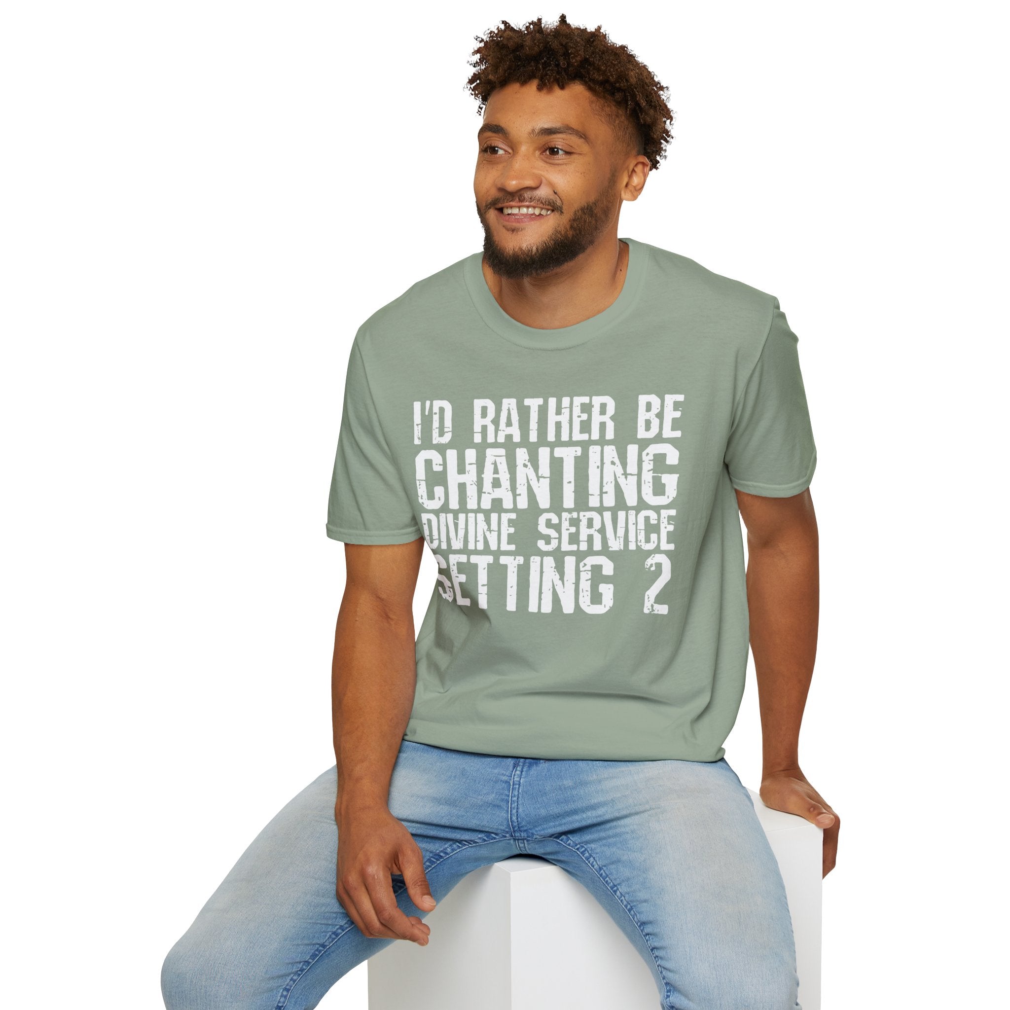 I'd Rather Be Chanting T-Shirt — Funny Spiritual Yoga Shirt