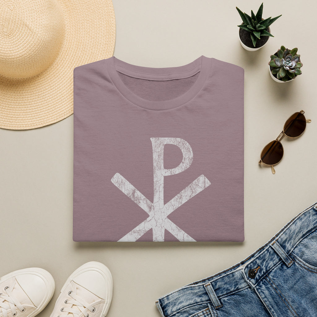 Chi Rho Christian Symbol T-Shirt — Vintage Faith Graphic Tee