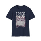Creed Vintage Saints Graphic T‑Shirt — Religious Iconography Tee with "CREED" Text