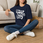 Nicea Vibes Only T-Shirt — Retro Script Graphic Tee