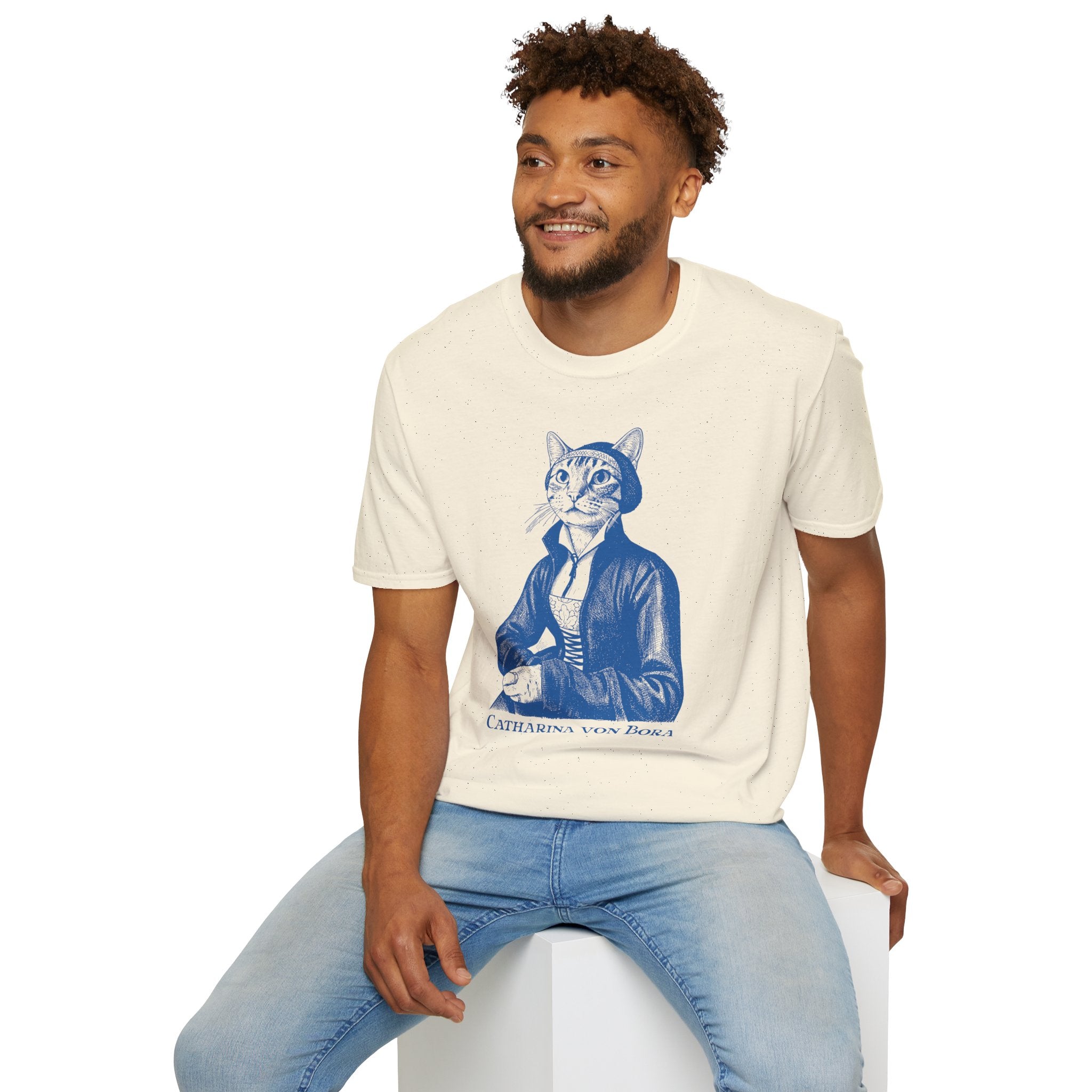 CATharina von Bora Cat Portrait Graphic Tee
