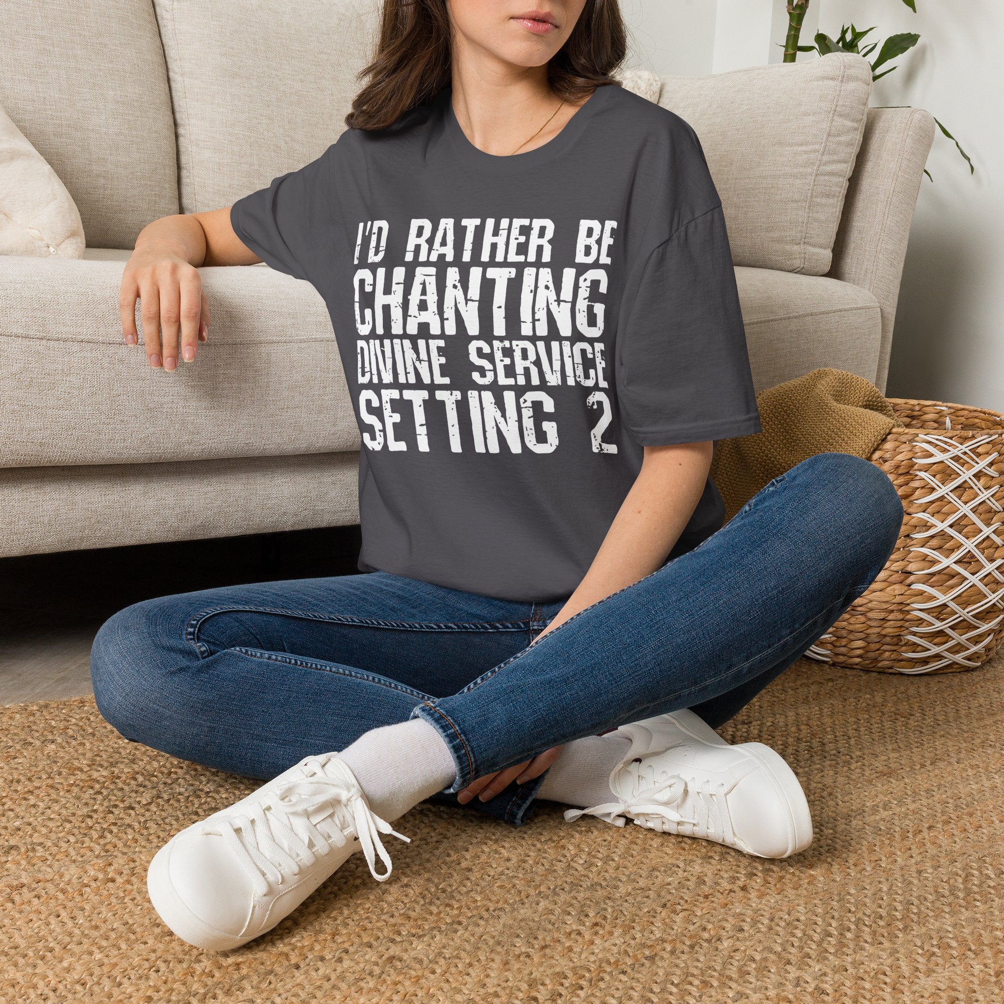 I'd Rather Be Chanting T-Shirt — Funny Spiritual Yoga Shirt