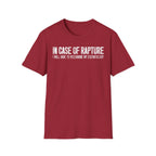 In Case of Rapture TShirt