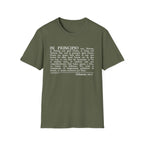 Latin 'In Principio' Text T-Shirt John 1:1-7