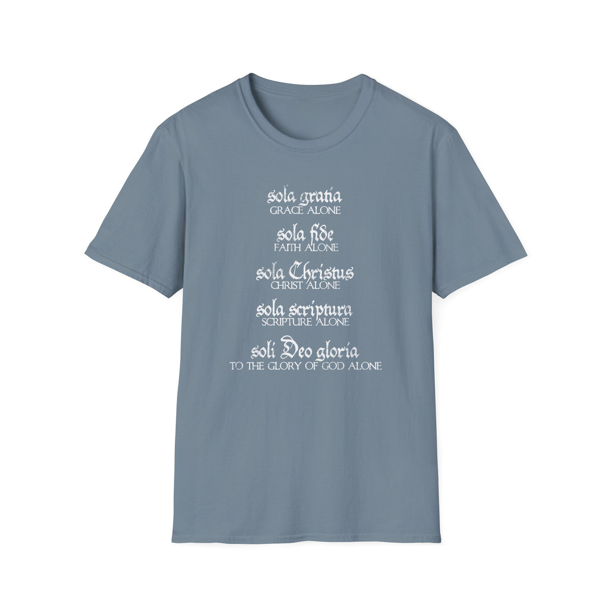 Five Solas Reformation Shirt