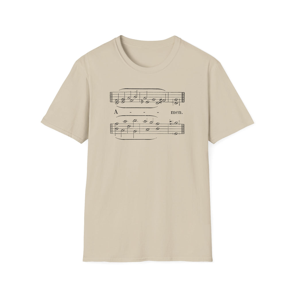 THE Amen Music Sheet T‑Shirt