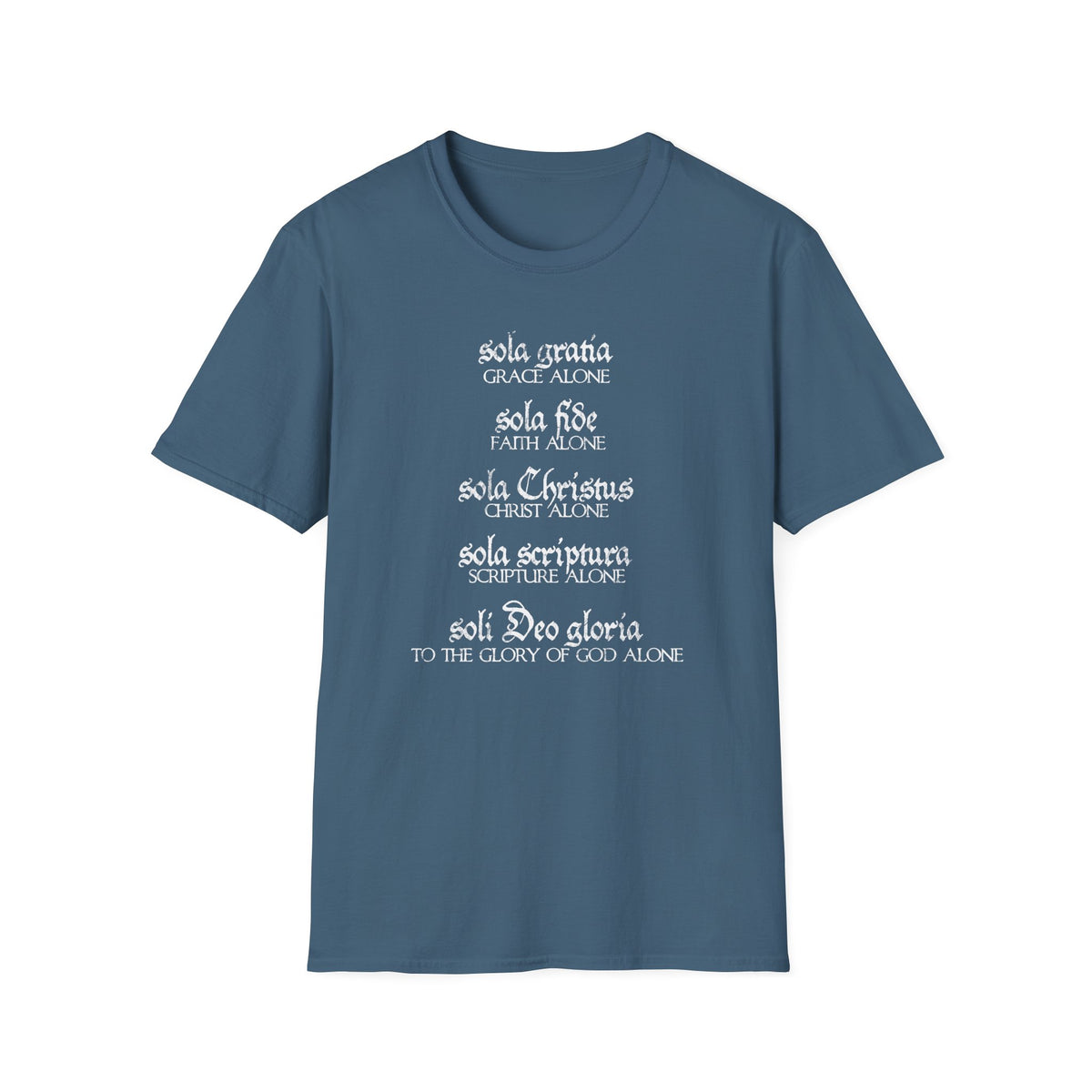 Five Solas Reformation Shirt