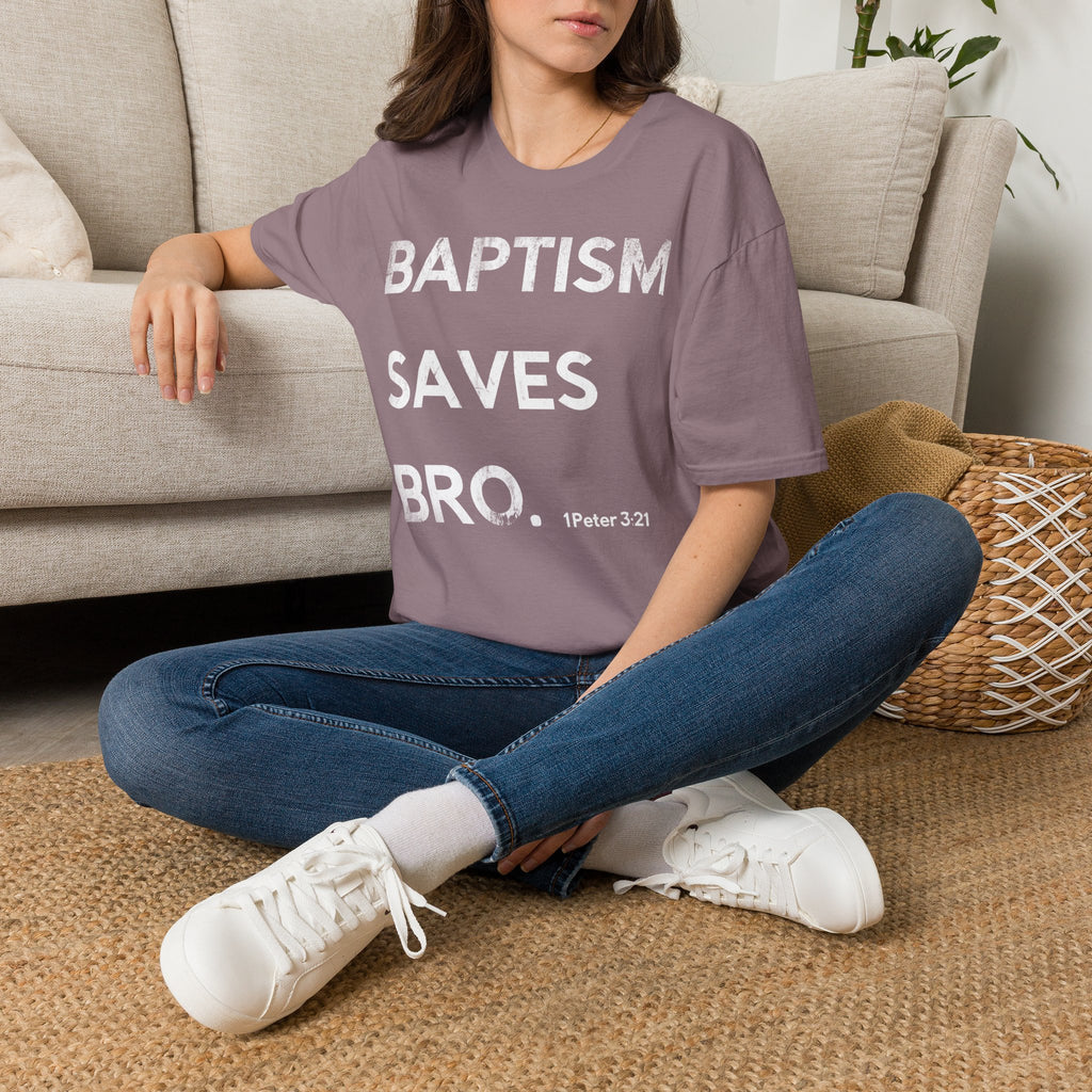 Baptism Saves T-Shirt  (1 Peter 3:21)