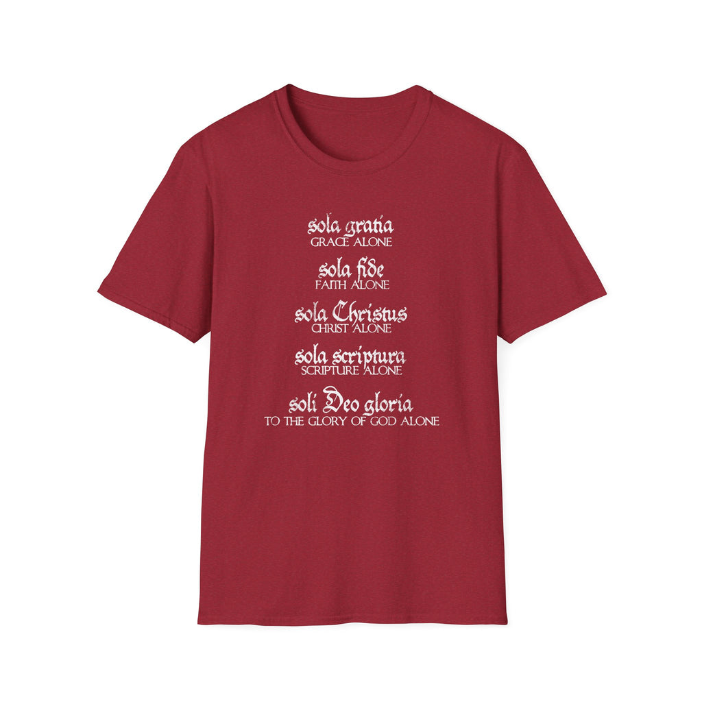 Five Solas Reformation Shirt