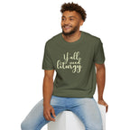 Y'all Need Liturgy White Text T-Shirt