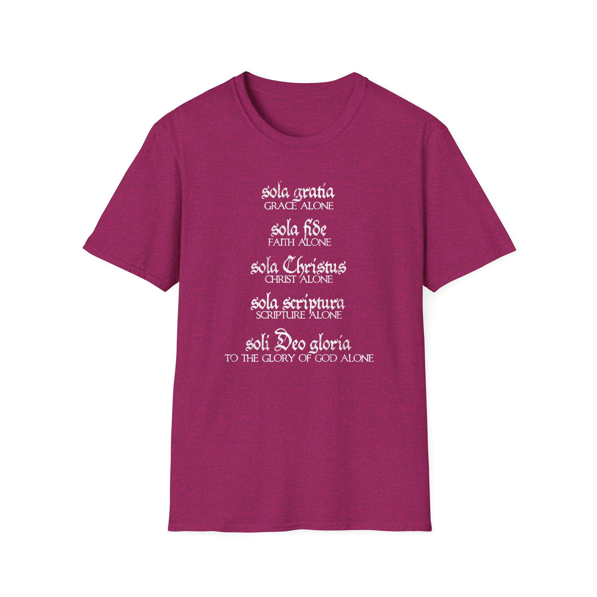 Five Solas Reformation Shirt