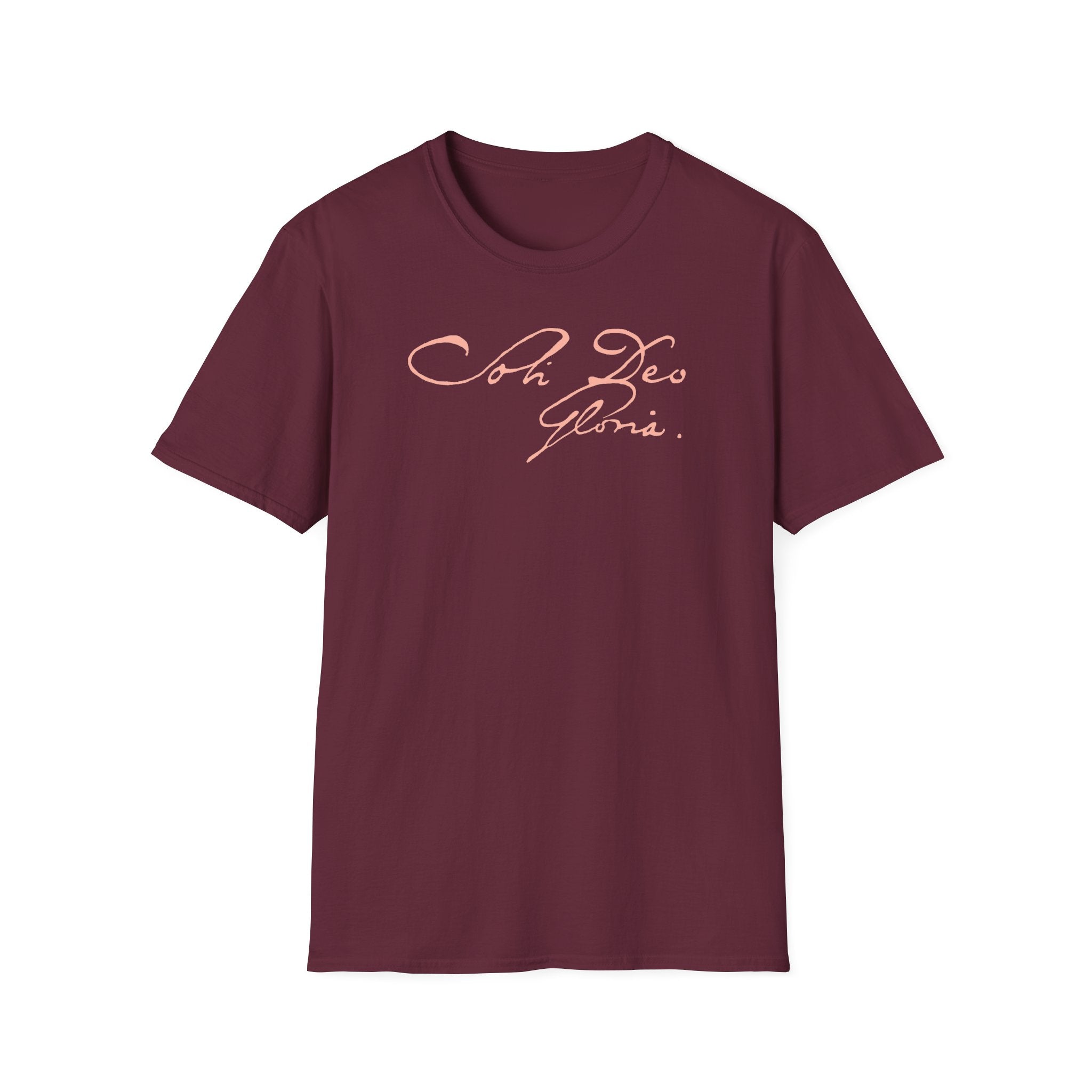 'Soli Deo Gloria' Bach's Handwriting T-Shirt