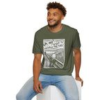 Edvard Munch's Scream Forgot to Socialize the Kids Parody Graphic Tee
