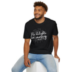 He Delights in Mercy T-Shirt — Micah 7:18 Christian Scripture Tee