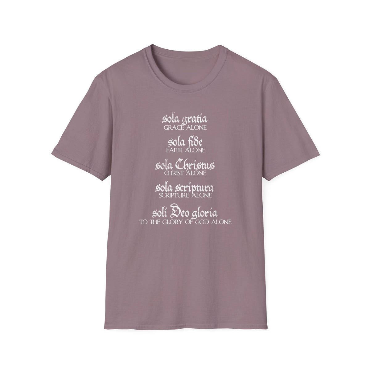 Five Solas Reformation Shirt