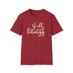 Y'all Need Liturgy White Text T-Shirt