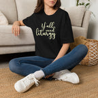 Y'all Need Liturgy White Text T-Shirt