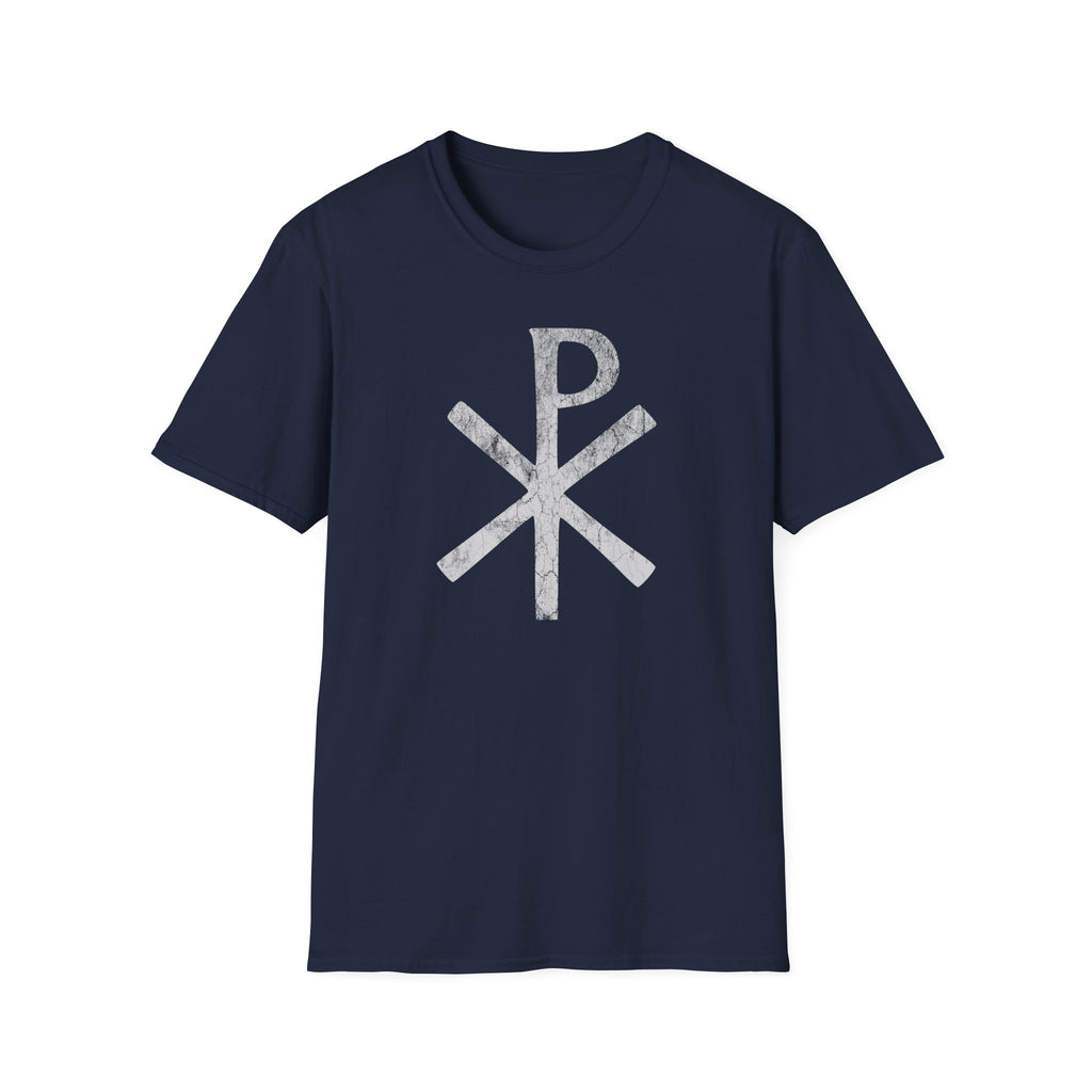 Chi Rho Christian Symbol T-Shirt — Vintage Faith Graphic Tee