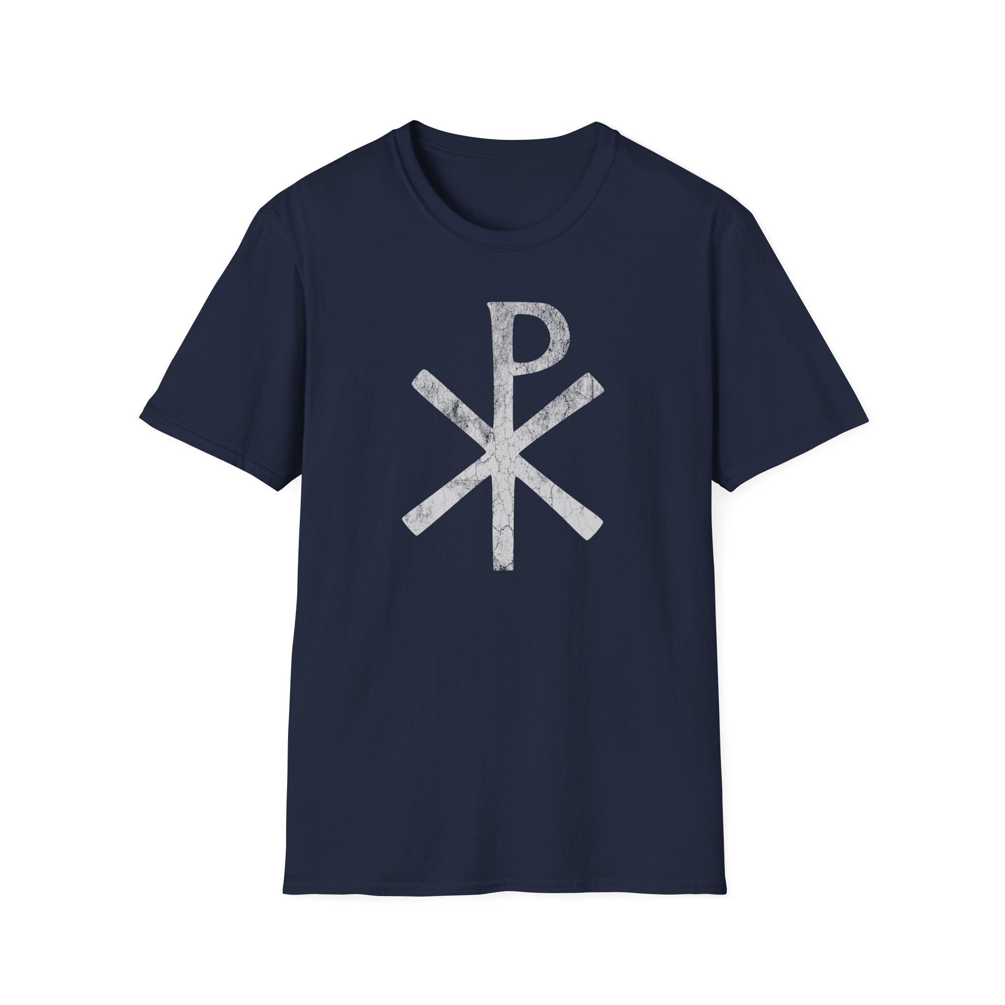 Chi Rho Christian Symbol T-Shirt — Vintage Faith Graphic Tee
