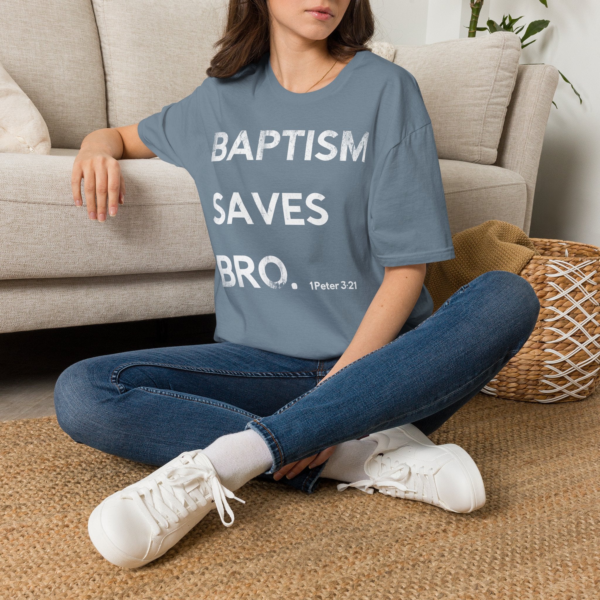 Baptism Saves T-Shirt  (1 Peter 3:21)