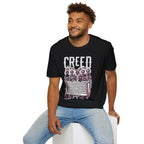 Creed Vintage Saints Graphic T‑Shirt — Religious Iconography Tee with "CREED" Text