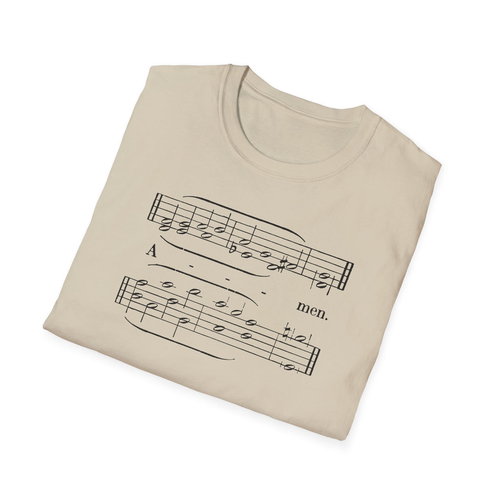 THE Amen Music Sheet T‑Shirt