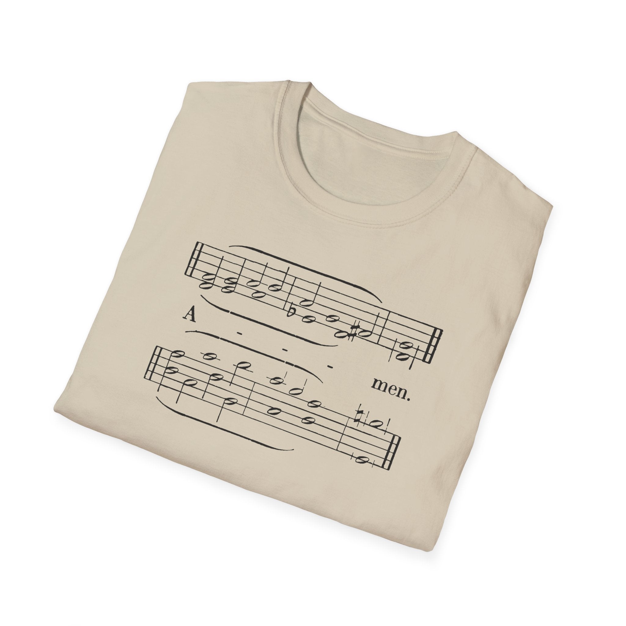 THE Amen Music Sheet T‑Shirt