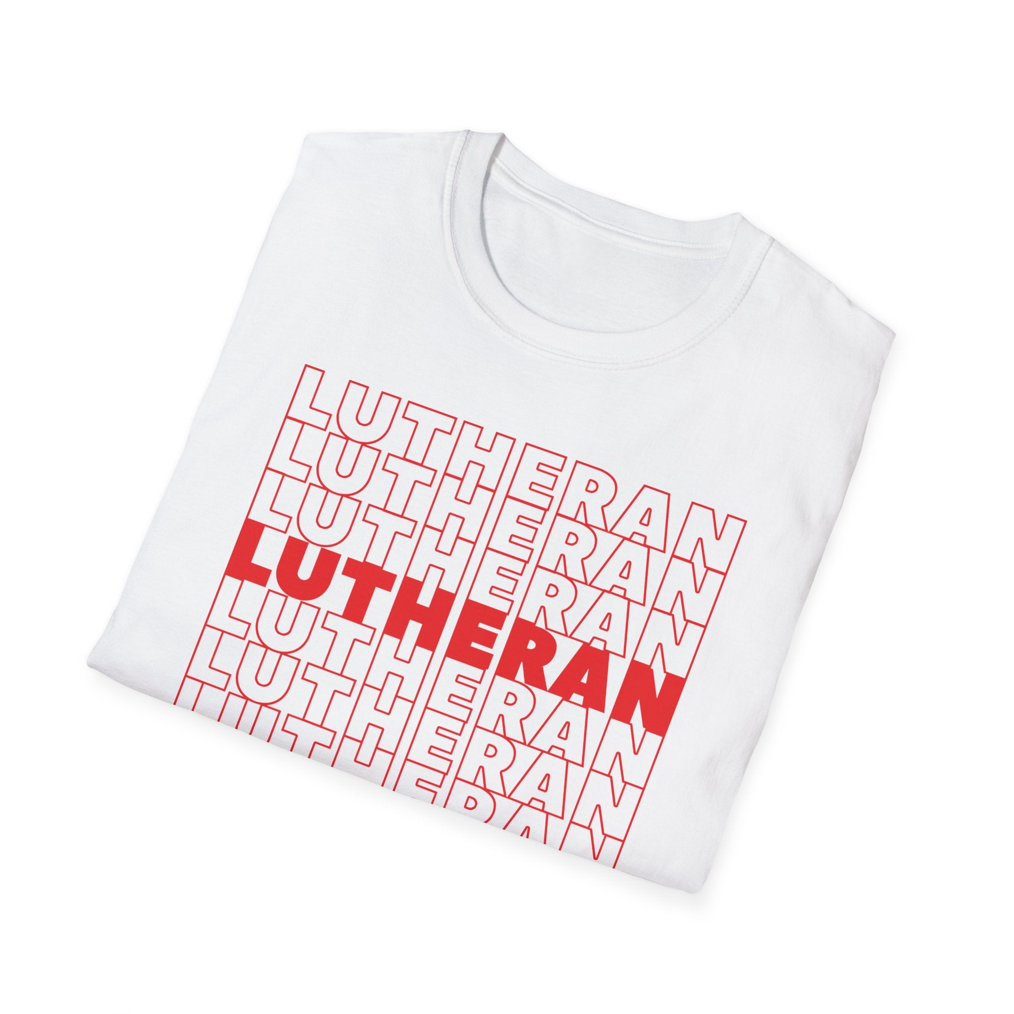 Lutheran Grocery Bag + What does this mean? T-Shirt